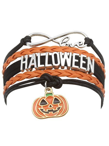 

Halloween Pumpkin Ghost Multilayer Bracelet Festive Decorative Accessories, Color4, Bracelets
