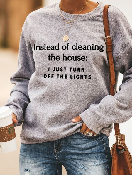 

Lilicloth X Kat8lyst Instead Of Cleaning The House Women's Sweatshirts, Gray, Hoodies&Sweatshirts