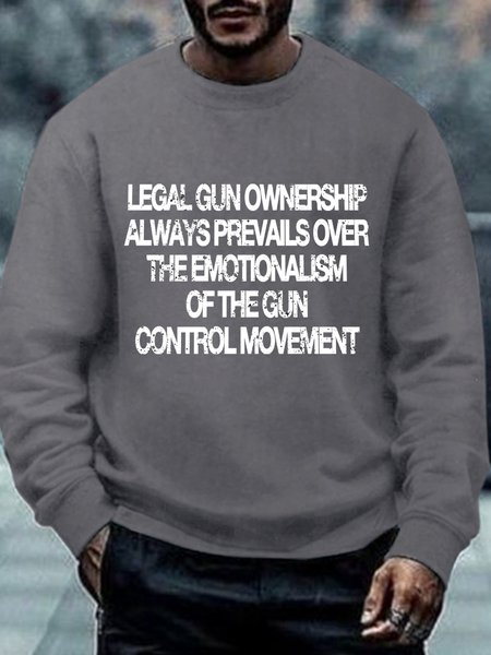 

Legal Gun Ownership Men's Sweatshirt, Gray, Hoodies&Sweatshirts