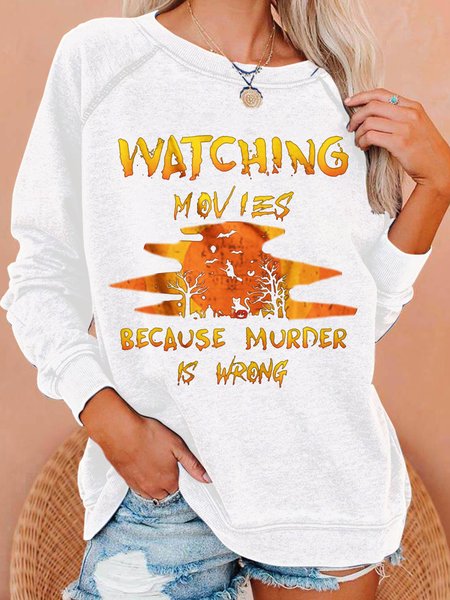 

Womens Halloween Black Cat Crew Neck Sweatshirts, White, Hoodies&Sweatshirts