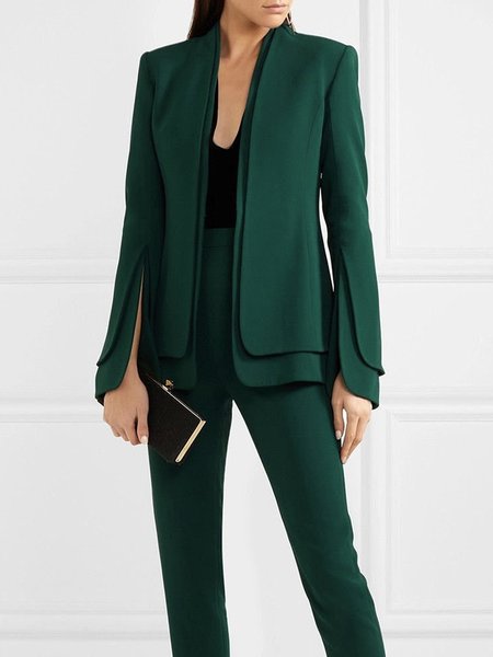 

Urban Plain Regular Fit Jacket, Green, Jackets
