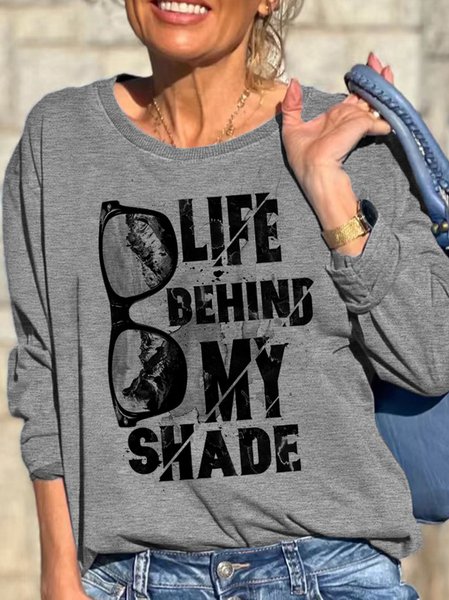 

Lilicloth X Cadzart Life Behind My Shade Women's Sweatshirt, Gray, Hoodies&Sweatshirts