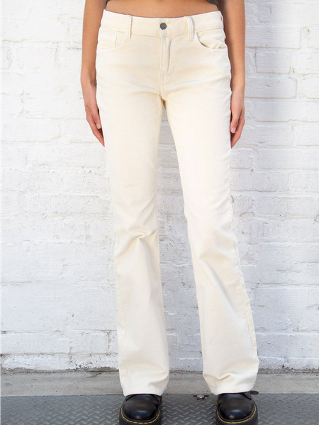 

Regular Fit Boho Fashion Pants, White, Pants