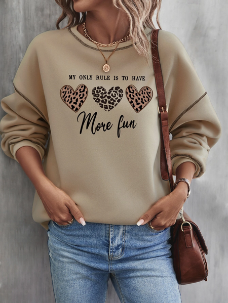 

Regular Fit Crew Neck Sweatshirts, Khaki, Sweatshirts & Hoodies