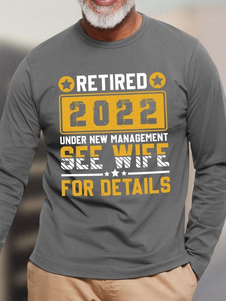 

Lilicloth X Jessanjony Retired 2022 Under New Management See Wife For Details Men's Long Sleeve T-Shirt, Gray, Long Sleeves