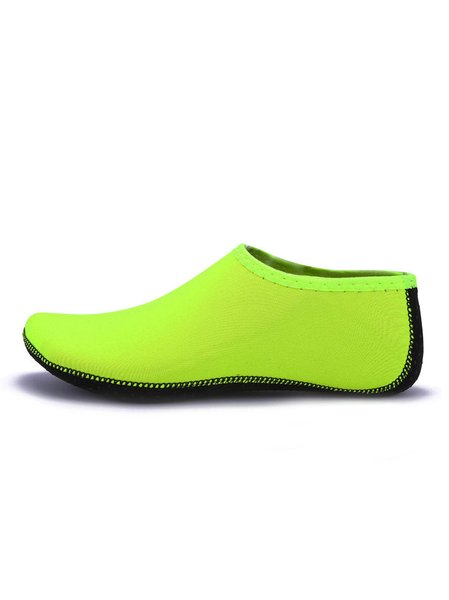 

Pure Color Outdoor Activity Women & Men Water Shoes, Green, Sneakers