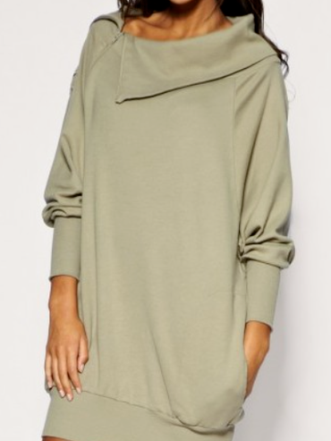 

JFN Plain Casual Dresses, Gray, Mini Dresses