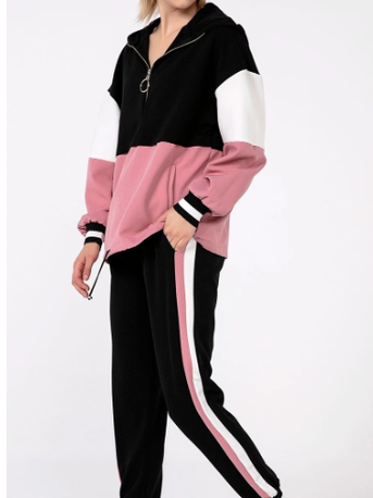 

JFN Hoodie Two Piece Sets, Multicolor, Suit Set