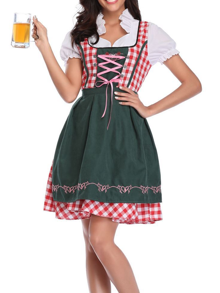 

Cotton-Blend Regular Fit Square Neck Dresses, Multicolor, Dresses