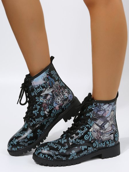 

Rabbit Alphabet Short Boots, As picture, Boots