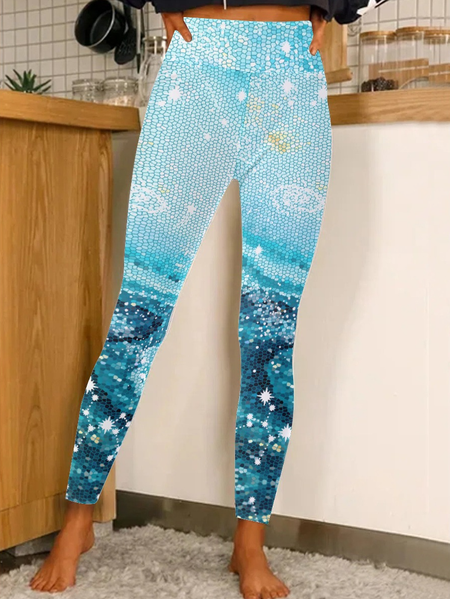 

Lilicloth x Iqs Religion The Constellation And River Women's Leggings, As picture, Leggings