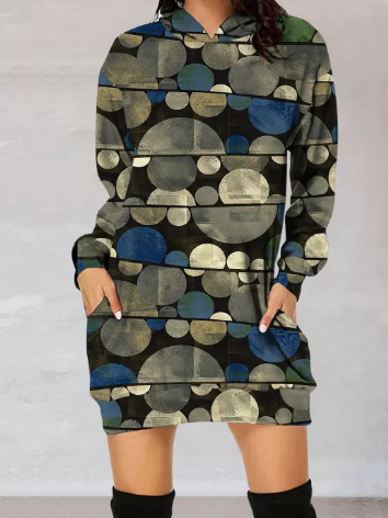 

Regular Fit Polka Dots Dresses, As picture, Dresses