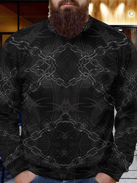 

Lilicloth X Paula Chain Men's Sweatshirt, Black, Hoodies&Sweatshirts