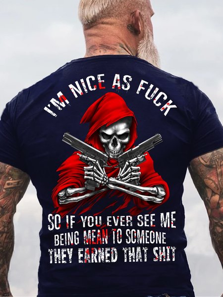 

Mens Funny Casual T-Shirt, Dark blue, T-shirts
