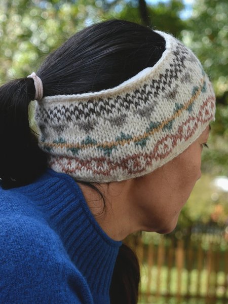 

Casual Ethnic Style Hand-woven Headband, Off white, Hats & Headwear