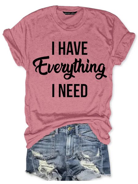 

Womens I Am Everything Grandma& Grandkid Matching Casual T-Shirt, Pink, T-shirts
