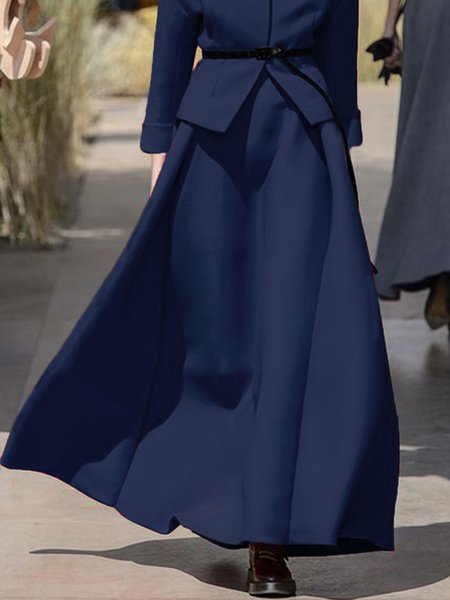 

Plain Simple Urban Umbrella Skirt, Royal blue, Skirts