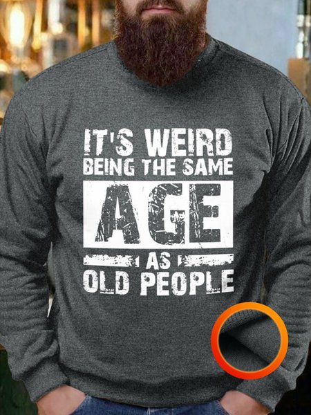 

Mens Funny Age Casual Fleece Sweatshirt, Deep gray, Hoodies&Sweatshirts
