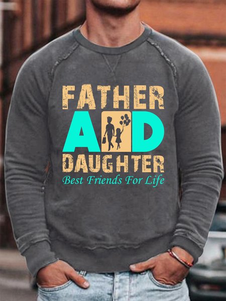 

Lilicloth X Abu Father And Daughter Best Friend For Life Men's Sweatshirt, Gray, Hoodies&Sweatshirts