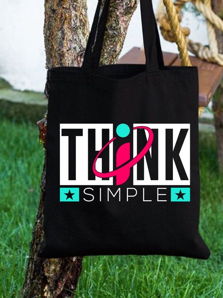 

Think Simple Shopping Totes, Black, Bags