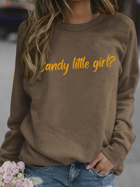 

Lilicloth X Kat8lyst Candy Little Girl Halloween Women's Sweatshirts, Khaki, Hoodies&Sweatshirts
