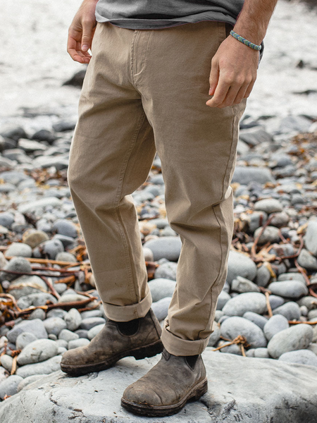 

Cotton and linen style american-style based comfortable leisure trousers, As picture, Men's pants