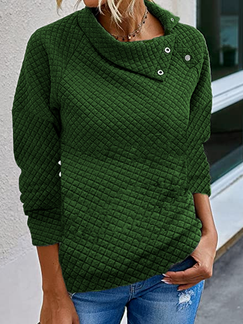 

Plain V Neck Casual Sweatshirts, Green, Sweatshirts & Hoodies
