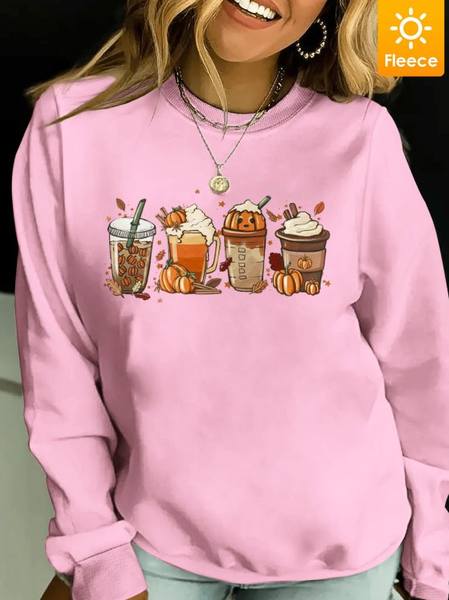 

Womens Halloween Casual Sweatshirt, Pink, Hoodies&Sweatshirts