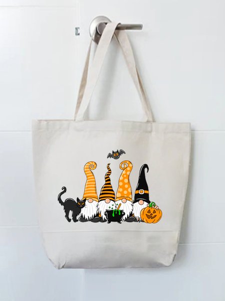 

Halloween Graphic Shopping Totes, White, Bags