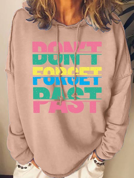 

Lilicloth X Abu Don't Forget Past Women's Sweatshirt, Pink, Hoodies&Sweatshirts