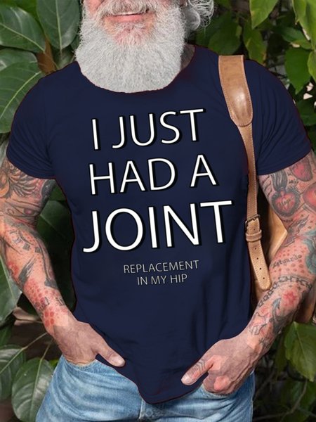 

Lilicloth X Hynek Rajtr I Just Had A Joint Replacement In My Hip Men's T-Shirt, Purplish blue, T-shirts