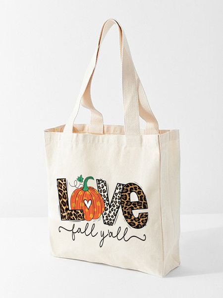 

LOVE Halloween Shopping Tote, White, Bags