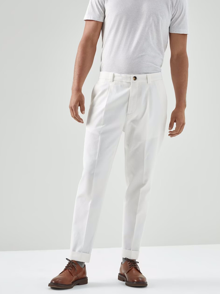 

n style casual linen pants with cotton and linen base, As picture, Men's pants