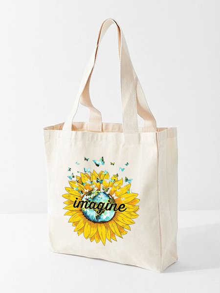 

Imagine Butterfly Shopping Tote, White, Bags