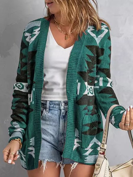 

Boho Drop Shoulder Cardigan Green, Sweaters