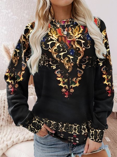 

Ethnic Ethnic Regular Fit Sweatshirts, Black, Sweatshirts & Hoodies