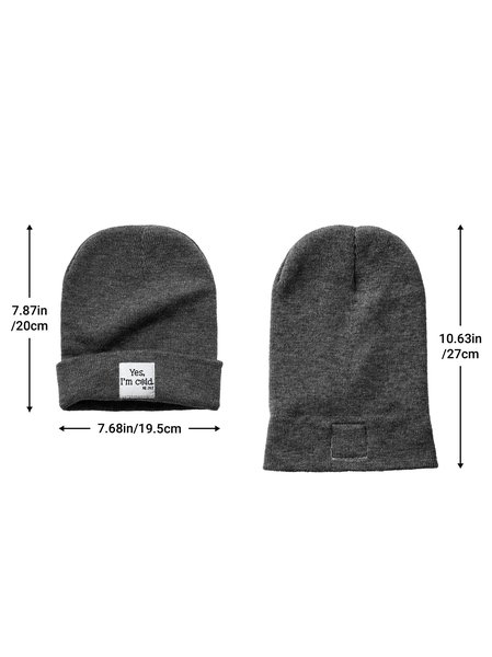 

Yes I'm Cold Funny Beanie Hat, Deep gray, Hats