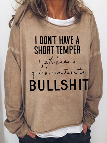 

Women Elizabeth Taylor Quotes about life Loose Cotton-Blend Sweatshirt, Khaki, Hoodies&Sweatshirts