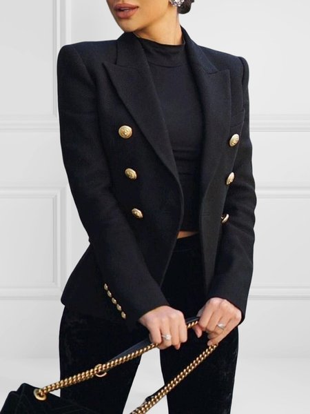 

Regular Fit Urban Blazer, Black, Blazers
