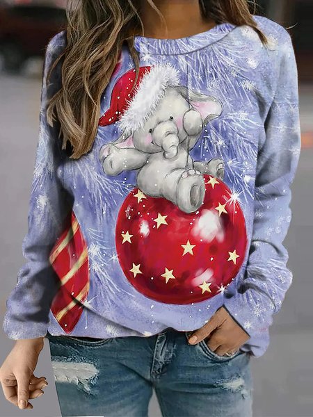 

Christmas Casual Sweatshirts, Blue, Sweatshirts & Hoodies