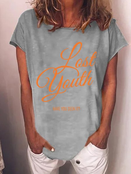 

Lilicloth X Hynek Rajtr Lost Youth Have You Seen It Women's T-Shirt, Gray, T-shirts