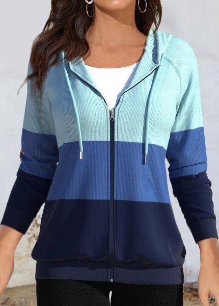 

Color Block Regular Fit Casual Jacket, Multicolor, Jackets