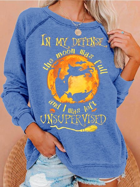 

Womens Funny Witch Halloween Sweatshirts, Light blue, Hoodies&Sweatshirts