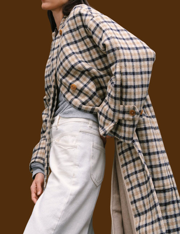 

Shawl Collar Urban Overcoat, Khaki, Coats