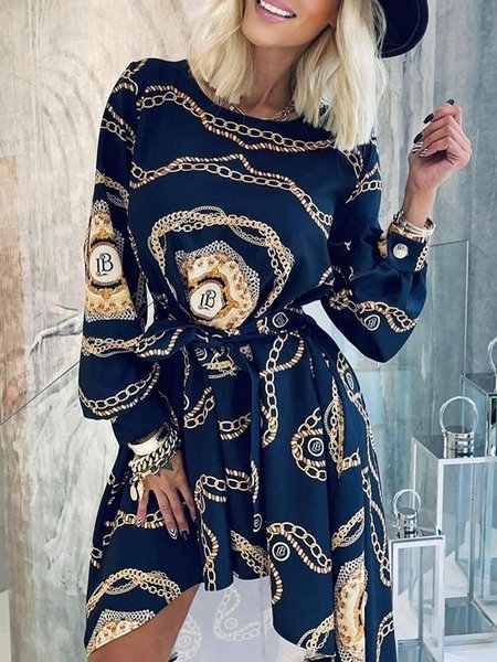 

Urban Dresses With Belt, As picture, Dresses