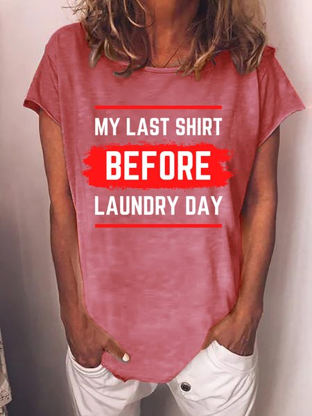 

Lilicloth X Kat8lyst My Last Shirt Before Laundry Day Women's T-Shirt, Red, T-shirts