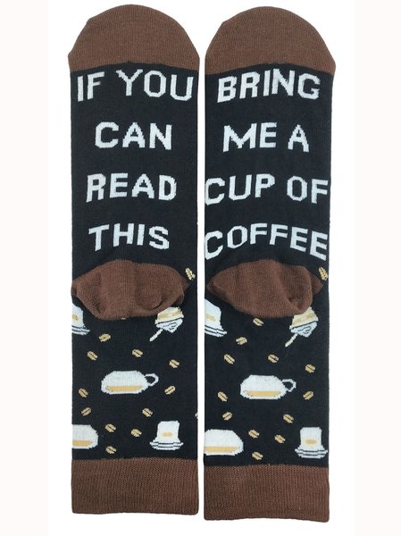 

Bring Me Some Tea Over The Calf Socks, Color3, Socks