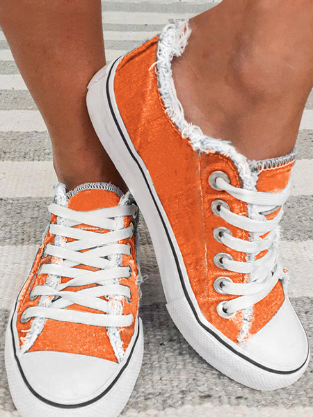 

Halloween Orange Fringe Espadrilles, Sneakers