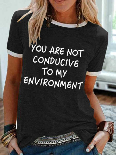 

Lilicloth X Kelly You Are Conducive To My Environment Women's T-Shirt, Black, T-shirts