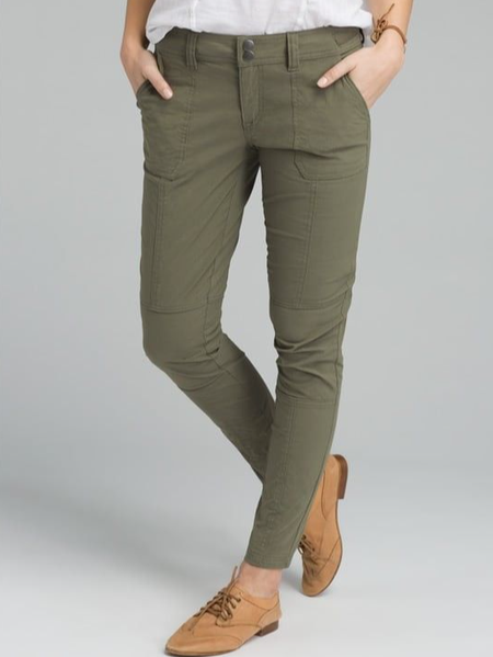 

Plain Regular Fit Casual Pants, Army green, Pants